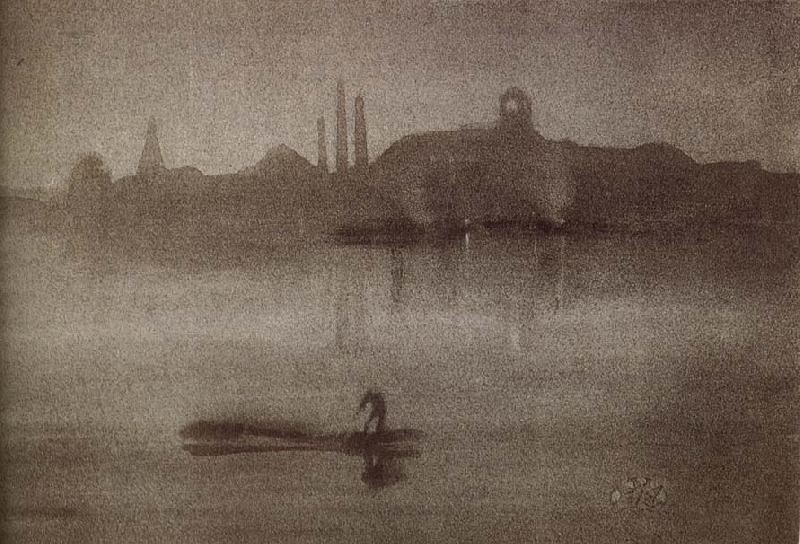 James Abbot McNeill Whistler Nocturne oil painting image